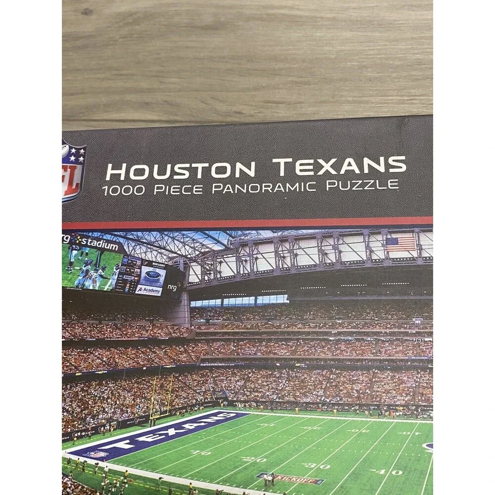 NFL Houston Texans NRG Stadium 1000 piece puzzle, still sealed NIB
